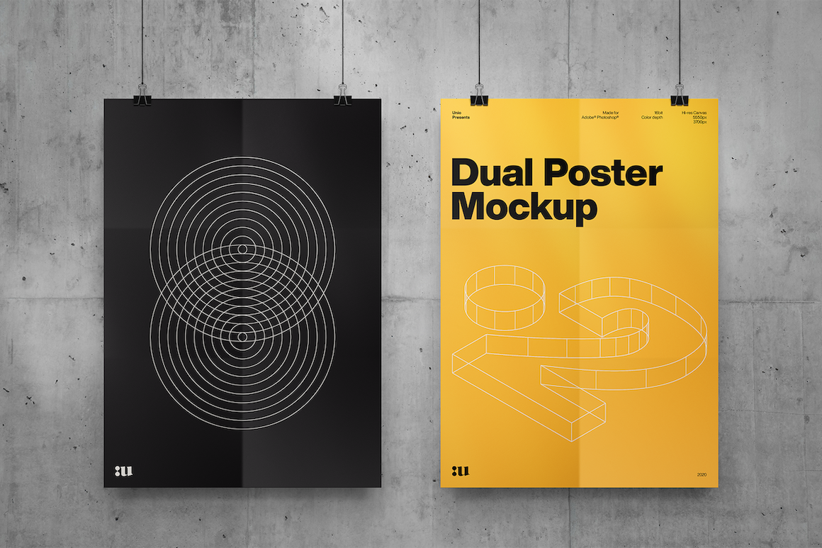 Dual Poster Mockup Bie