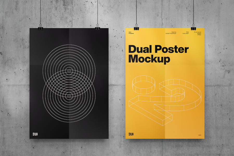 Dual Poster Mockup Bie