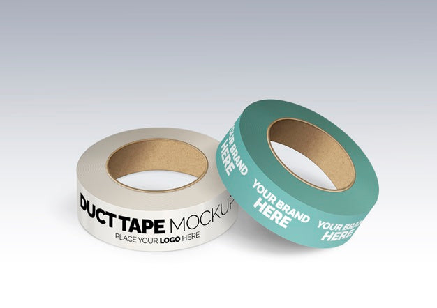 Duct Tape Mockup Psd
