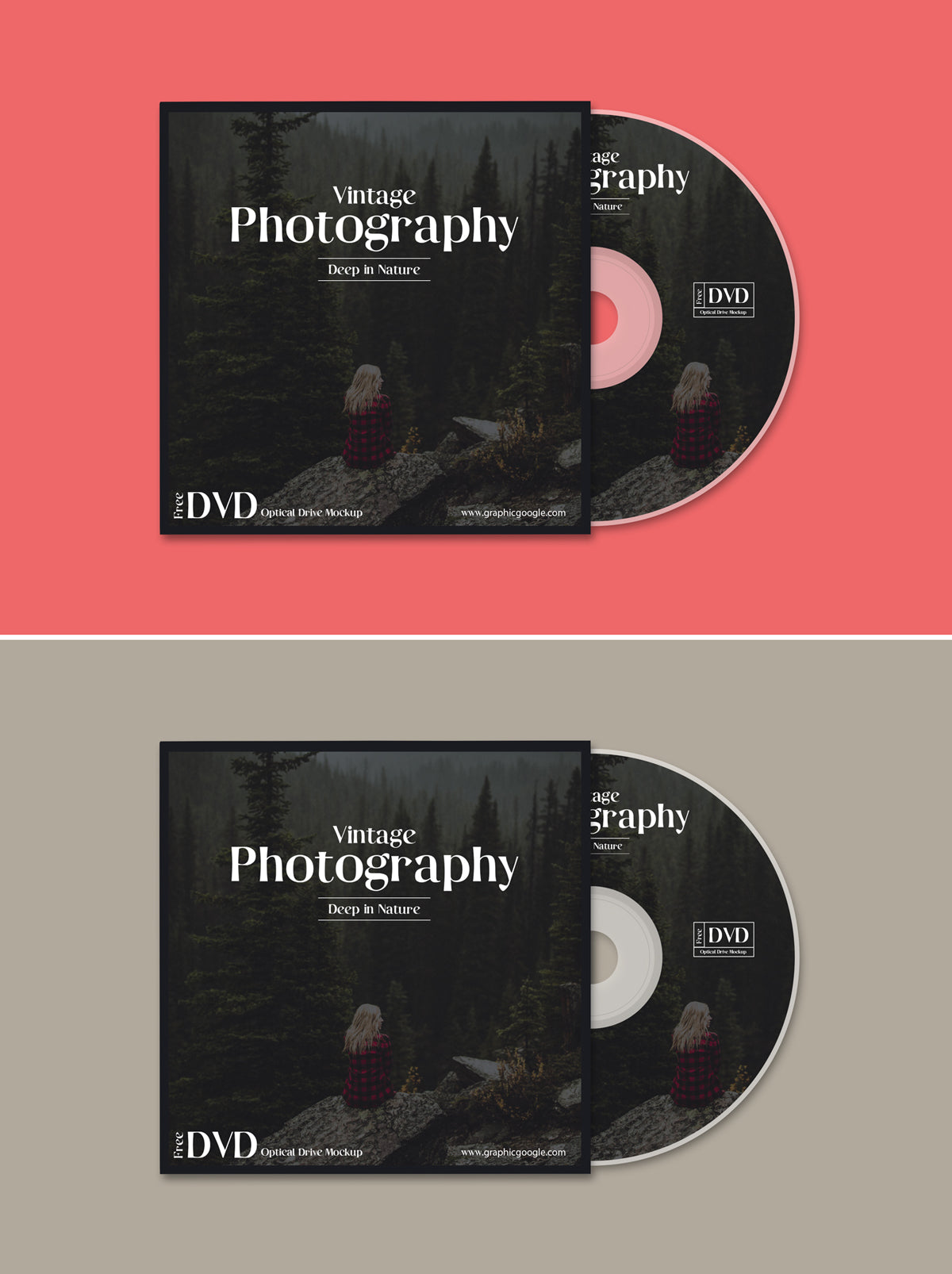 Dvd Disk Cover Mockup