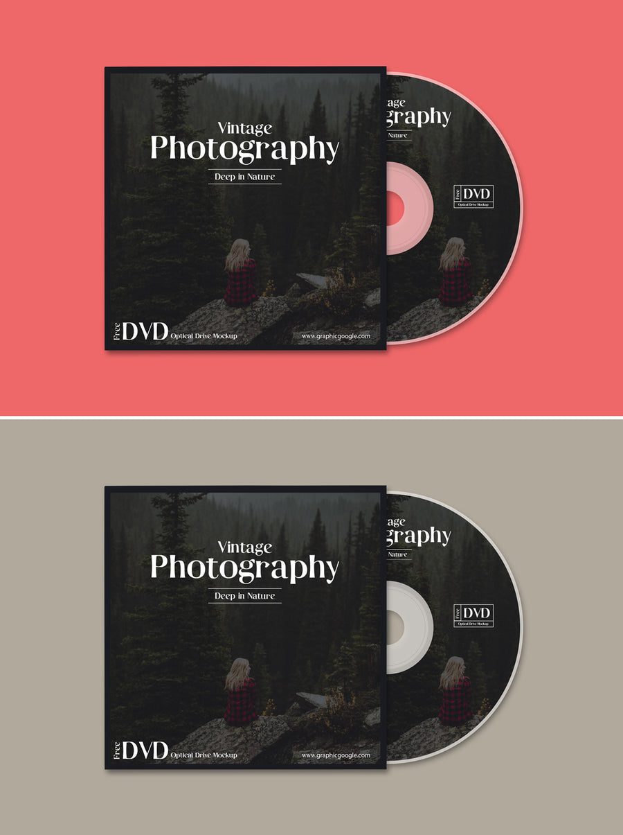 Dvd Disk Cover Mockup