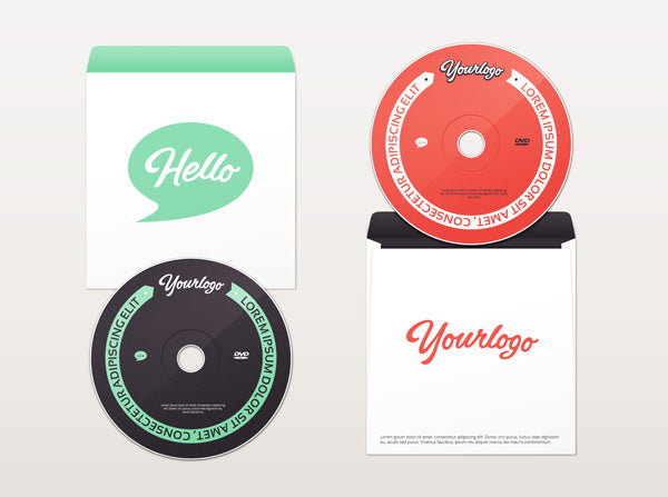 Dvd & Envelope Mockup