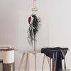 Easel Stand With Portrait Canvas Psd