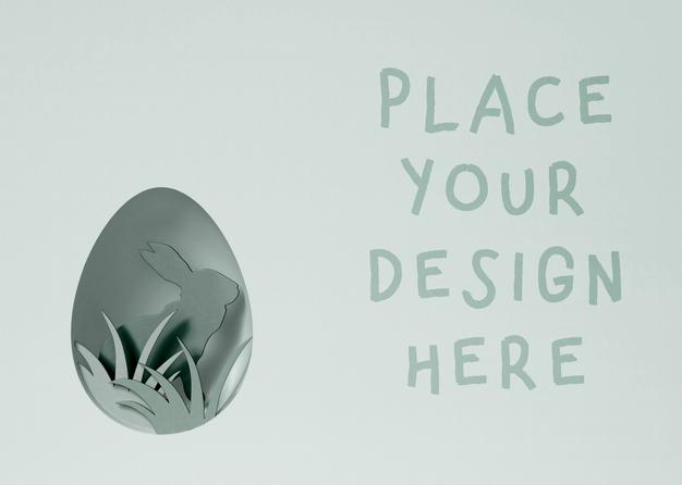 Easter Card Mockup Psd