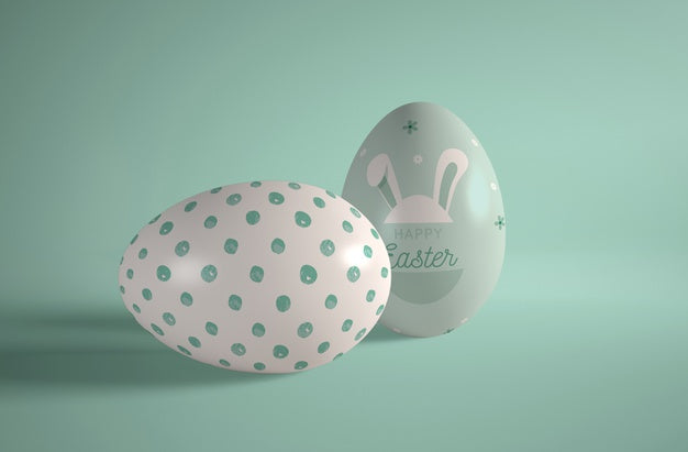 Easter Egg Painted With Easter Theme Psd