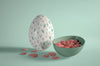 Easter Egg With Candies On Table Psd