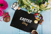 Easter Mockup With Black Envelope Psd