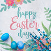 Easter Mockup With Blue Eggs Psd