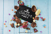 Easter Mockup With Broken Chocolate Eggs Psd