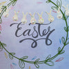 Easter Mockup With Bunny Garland Psd