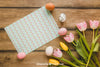 Easter Mockup With Card And Flowers Psd