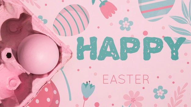 Easter Mockup With Copyspace For Text Or Logo Psd