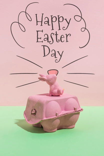 Easter Mockup With Copyspace For Text Or Logo Psd