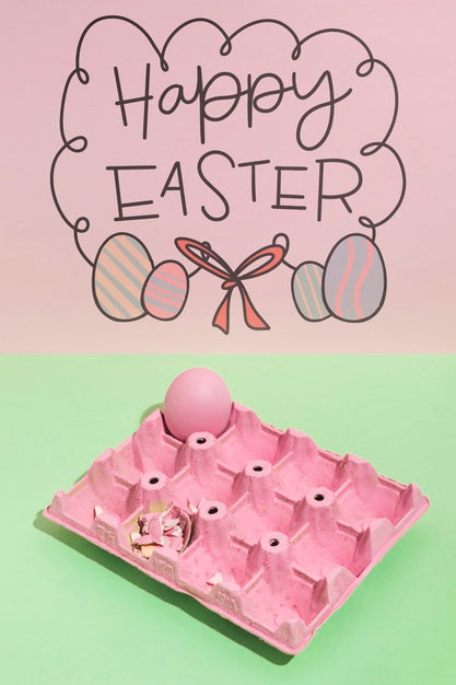 Easter Mockup With Copyspace For Text Or Logo Psd
