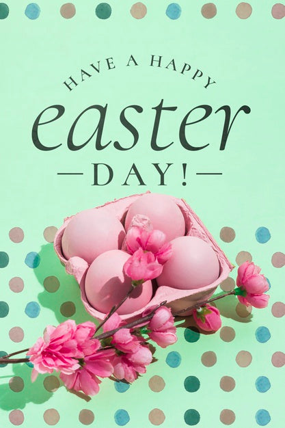 Easter Mockup With Copyspace For Text Or Logo Psd