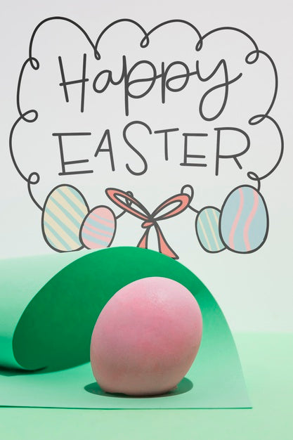 Easter Mockup With Copyspace For Text Or Logo Psd