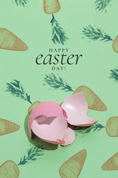 Easter Mockup With Copyspace For Text Or Logo Psd