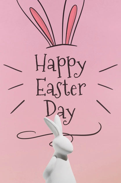 Easter Mockup With Copyspace For Text Or Logo Psd