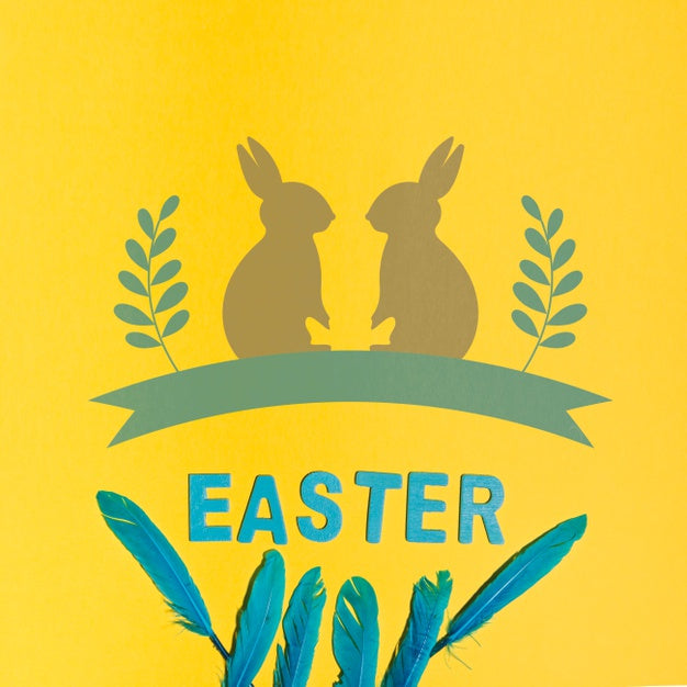 Easter Mockup With Copyspace Psd