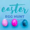 Easter Mockup With Egg Line Psd