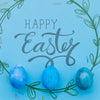 Easter Mockup With Egg Line Psd
