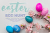 Easter Mockup With Eggs And Branches Psd