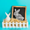 Easter Mockup With Slate And Straw Psd