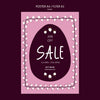 Easter Sales Flyer Or Poster Template Psd