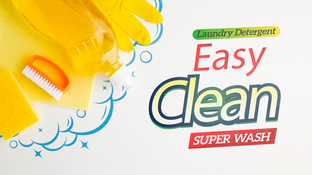 Easy Clean Mock-Up With Tools Psd