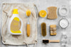 Eco Cleaning Products Arrangement Psd