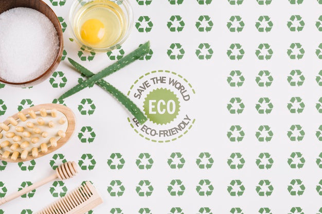 Eco Friendly Arrangement With Mock-Up Psd