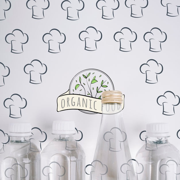 Eco Friendly Bottles With Mock-Up Psd