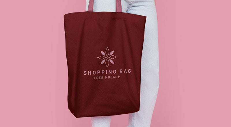 Eco-Friendly Cotton Shopping Bag Mockup Psd