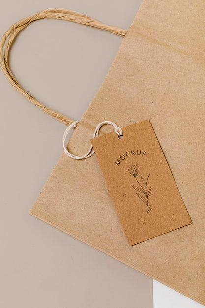 Eco-Friendly Packaging Bag Mock-Up Psd