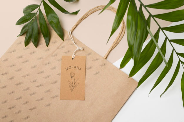 Eco-Friendly Packaging Bag Mock-Up Psd