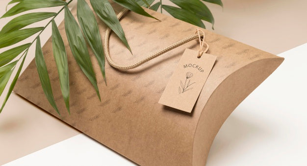 Eco-Friendly Packaging Bag Mock-Up Psd
