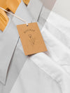 Eco-Friendly Price Tags And Formal Shirts With Hangers Mock-Up Psd