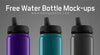 Eco Friendly Water Bottle Mock-Up Psd File