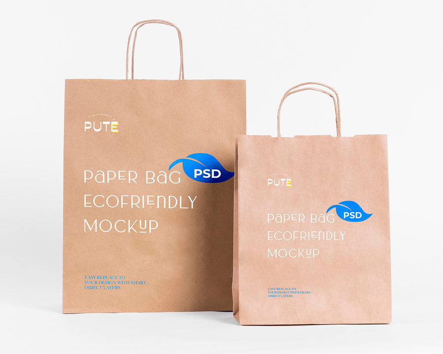 Eco Paperbag Mockup