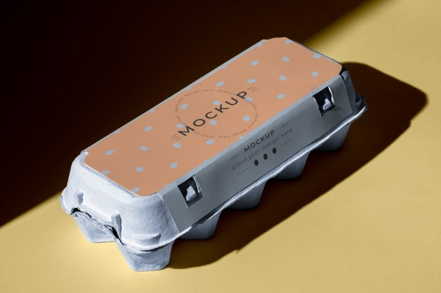 Ecologic Eggs Packaging Design Mockup Psd