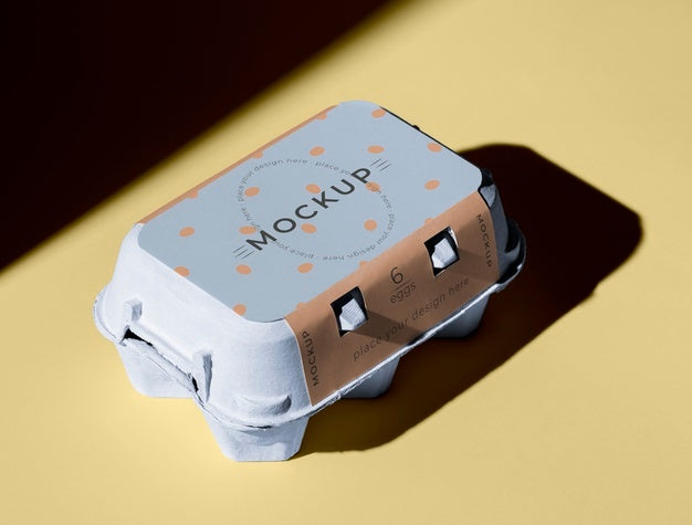 Ecologic Eggs Packaging Design Mockup Psd