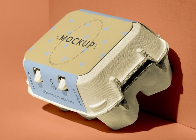 Ecologic Eggs Packaging Design Mockup Psd