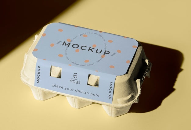 Ecologic Eggs Packaging Design Mockup Psd