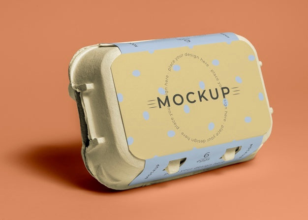 Ecologic Eggs Packaging Design Mockup Psd