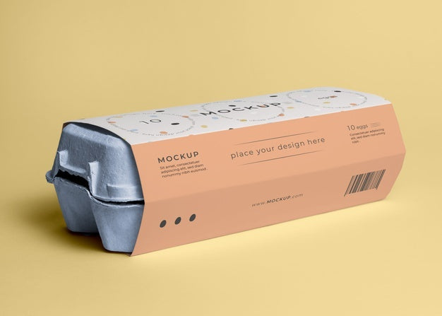 Ecologic Eggs Packaging Design Mockup Psd