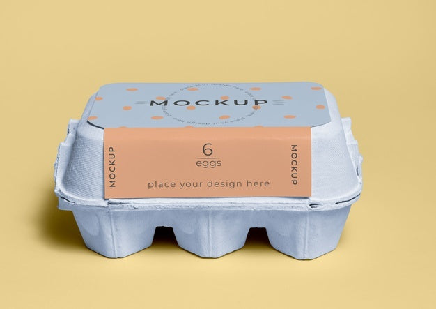 Ecologic Eggs Packaging Design Mockup Psd