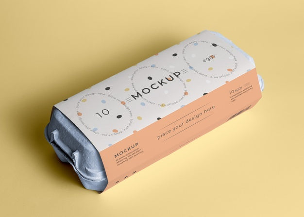 Ecologic Eggs Packaging Design Mockup Psd