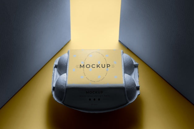 Ecologic Eggs Packaging Design Mockup Psd