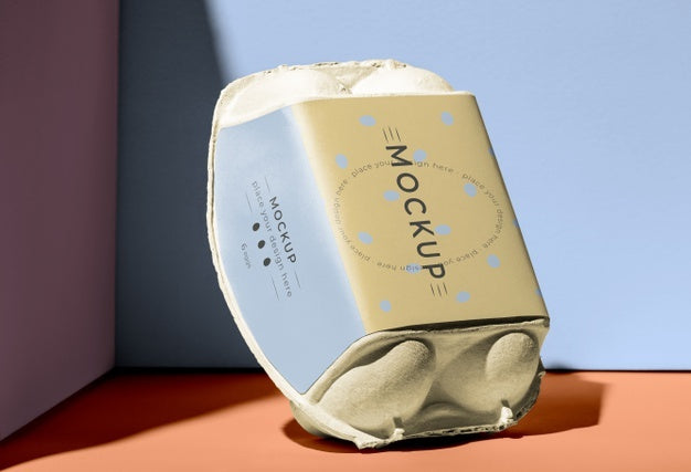 Ecologic Eggs Packaging Design Mockup Psd