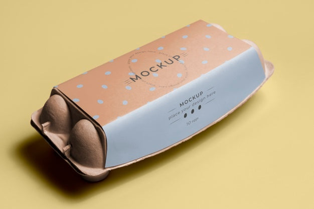 Ecologic Eggs Packaging Design Mockup Psd